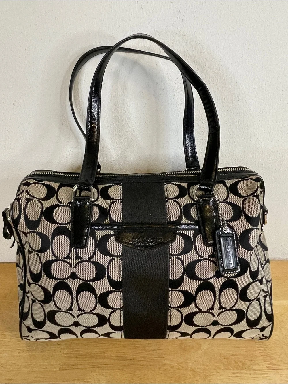 Coach signature stripe